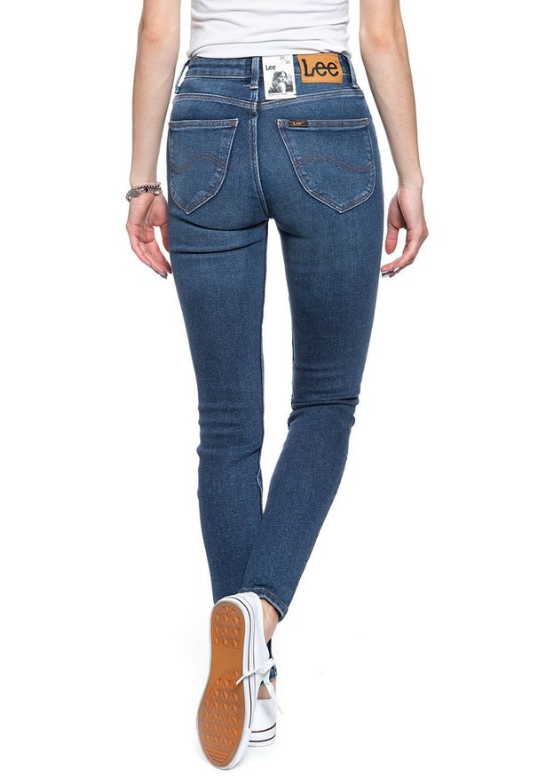 Lee - SPODNIE DAMSKIE LEE SCARLETT HIGH BLUE HAVANA L626DTIZ 112114154