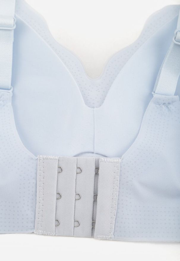 Renee - Niebieski Bezszwowy Biustonosz z Usztywnieniem Bez Fiszbin Zeritha. Kolor: niebieski. Materiał: tkanina