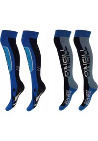 O'Neill - Skarpety narciarskie O'neill 201061006 2-pak. Kolor: szary, niebieski, wielokolorowy. Materiał: wełna. Sport: narciarstwo #1