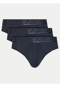 Emporio Armani Underwear Komplet 3 par slipów EM000258 AF10780 MB139 Granatowy. Kolor: niebieski. Materiał: bawełna