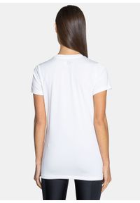 Koszulka damska Under Armour Tech Ssv Solid (1255839-100). Kolor: biały. Materiał: materiał. Sport: turystyka piesza, fitness