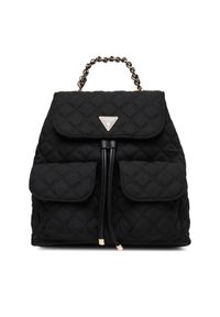 Guess Plecak Giully II HWYQ96 73330 Czarny. Kolor: czarny. Materiał: materiał