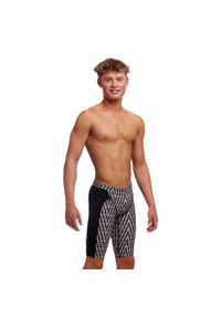 FUNKITA - Kąpielówki spodenki na basen chłopięce Funky Trunks Jammers. Kolor: wielokolorowy, szary. Materiał: poliester