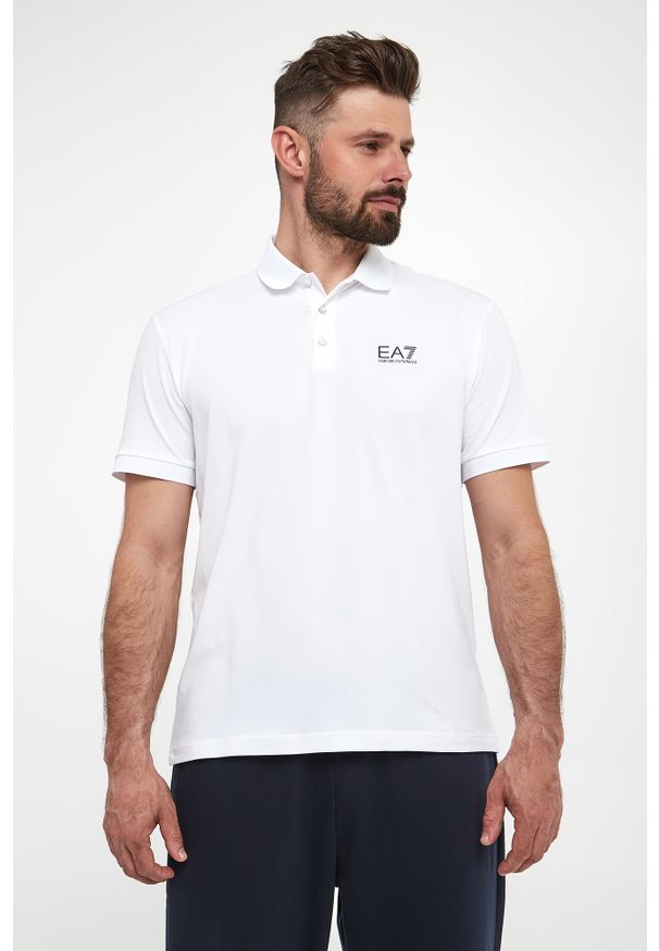 EA7 Emporio Armani - Polo męskie EA7 EMPORIO ARMANI. Typ kołnierza: polo