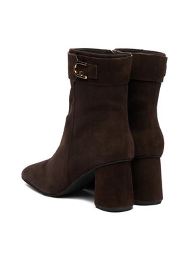 Furla Botki YJ73HIC C10000 AL 3388S 1007 Brązowy. Kolor: brązowy. Materiał: skóra