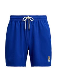 Polo Ralph Lauren Szorty kąpielowe 710B13656001 Niebieski Classic Fit. Kolor: niebieski. Materiał: syntetyk #5
