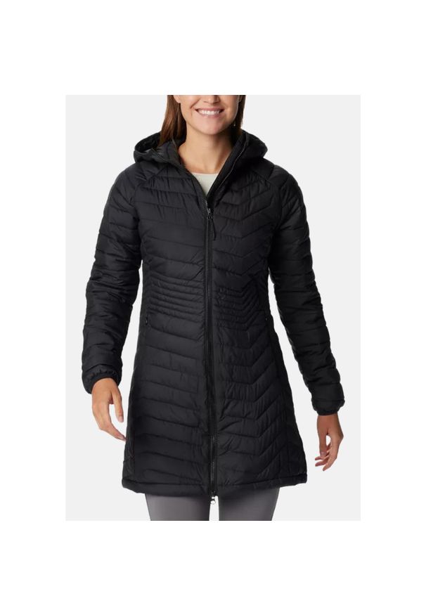 columbia - Columbia Powder Lite, Czarny, S. Kolor: czarny. Materiał: puch. Sport: turystyka piesza