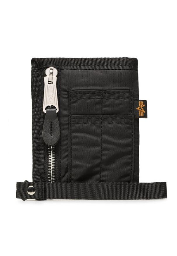 Alpha Industries Portfel Utility Wallet 108958 Czarny. Kolor: czarny. Materiał: materiał