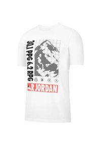 Koszulka męska Air Jordan Winter Utility T-Shirt biała - CT3710-100. Kolor: biały. Sport: koszykówka #1