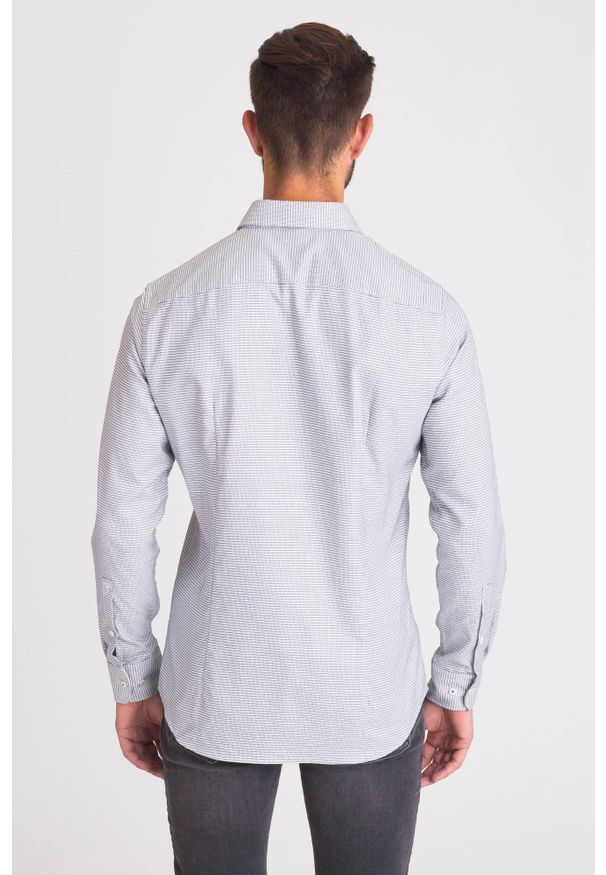 Biała koszula Joop! Collection casualowa, na spotkanie biznesowe, na lato
