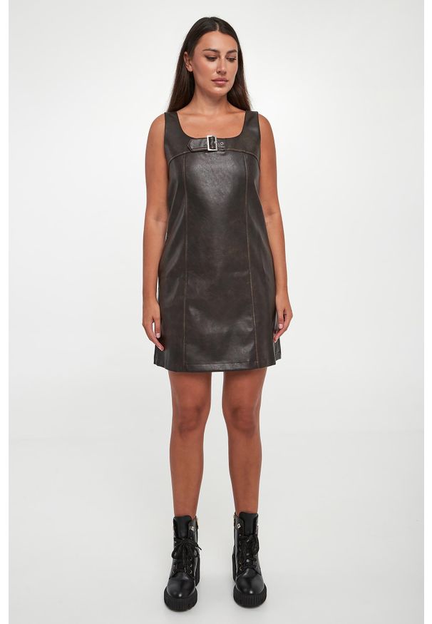 Liu Jo - Sukienka z ekoskóry LIU JO