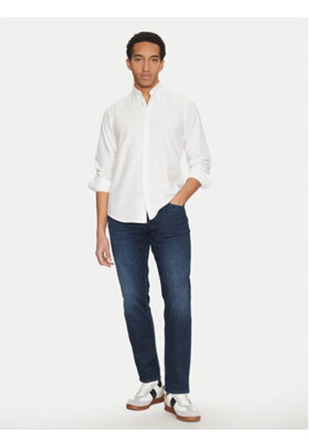 BOSS Koszula Rickert 50519707 Biały Regular Fit. Kolor: biały. Materiał: bawełna