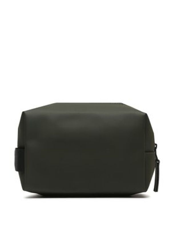 Rains Kosmetyczka Wash Bag Small W3 15580 Zielony. Kolor: zielony. Materiał: materiał