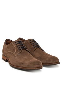 Clarks Półbuty CraftArlo Lace 26181334 Brązowy. Kolor: brązowy. Materiał: skóra, zamsz #3
