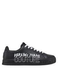 Versace Jeans Couture Sneakersy 78YA3SKC Czarny. Kolor: czarny. Materiał: skóra