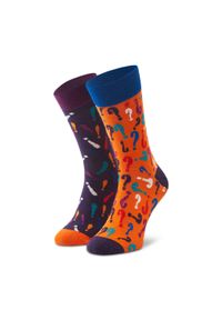 Skarpety Wysokie Męskie Dots Socks - D20WF-SX-034-X Kolorowy. Materiał: materiał, bawełna, elastan, poliamid. Wzór: kolorowy #1
