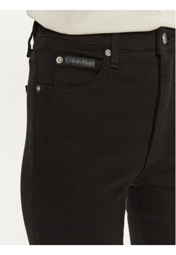 Calvin Klein Jeans Jeansy J20J224919 Czarny Skinny Fit. Kolor: czarny