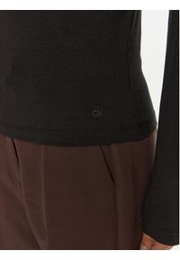 Calvin Klein Bluzka K20K207745 Czarny Regular Fit. Kolor: czarny. Materiał: bawełna