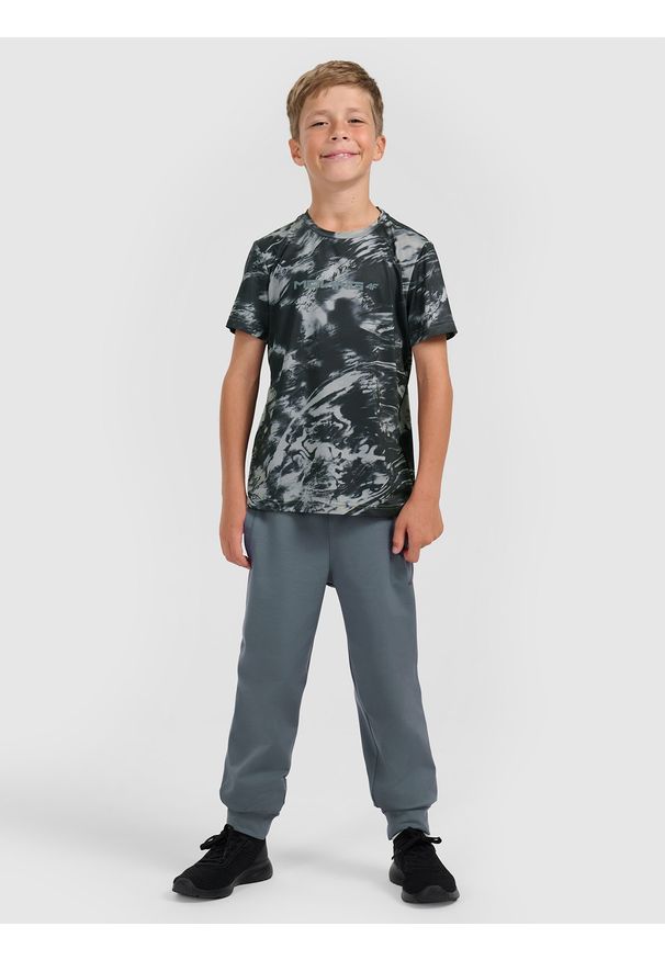 4f - 4F T-shirt sportowy szybkoschnący chłopięcy - multikolor 134/140 (8-10 lat). Kolor: wielokolorowy. Sezon: lato