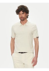 BOSS Polo Parlay 147 50467113 Écru Regular Fit. Typ kołnierza: polo. Materiał: bawełna