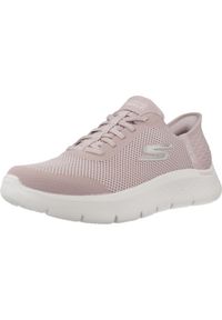 skechers - Tenisówki Skechers Model Slip-ins Go Walk Flex Kolor Rose. Kolor: różowy. Materiał: tkanina