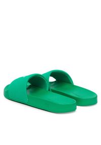 TOMMY HILFIGER - Tommy Hilfiger Klapki Th Script Pool Slide FW0FW09286 Zielony. Kolor: zielony. Materiał: materiał #5