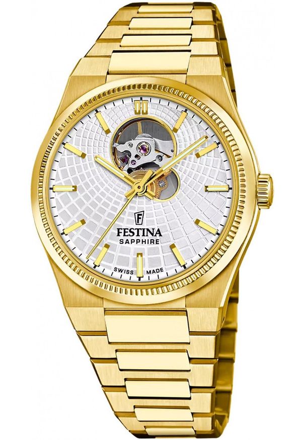 Zegarek męski Festina F20062-1 złoty. Kolor: złoty