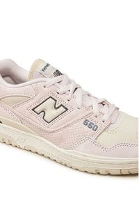 New Balance Sneakersy BBW550RC Różowy. Kolor: różowy. Materiał: skóra, zamsz #6