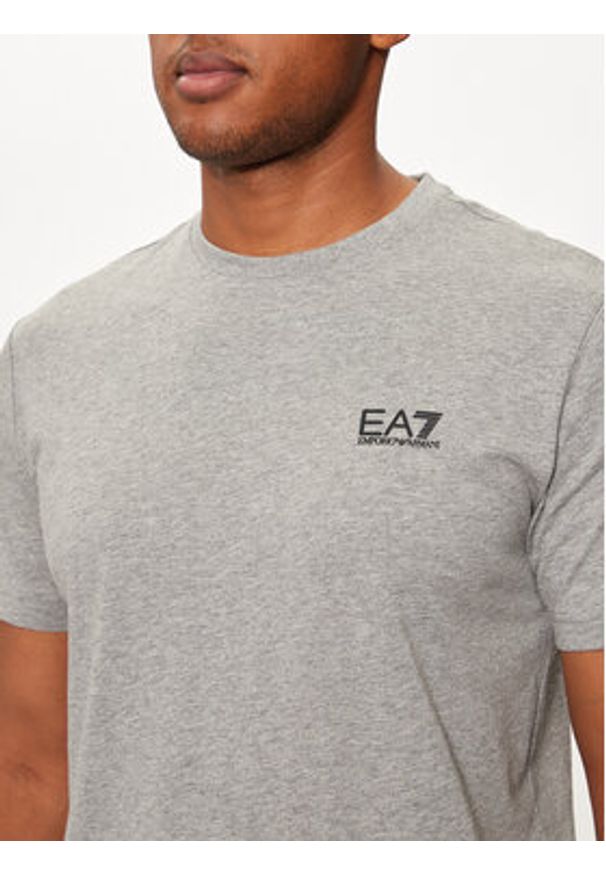 EA7 Emporio Armani T-Shirt 8NPT25 PJVPZ Szary Regular Fit. Kolor: szary. Materiał: bawełna
