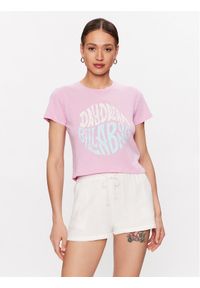 Billabong T-Shirt Dream The Day EBJZT00134 Różowy Regular Fit. Kolor: różowy. Materiał: bawełna #1