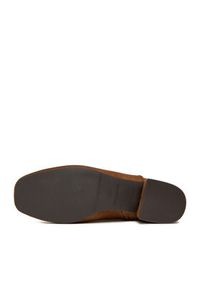 Clara Barson Botki CEO-CD24038-4 Bordowy. Kolor: czerwony. Materiał: materiał #4