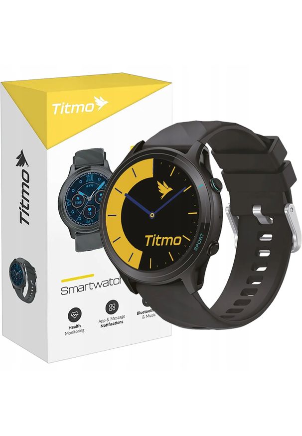 krainaGSM - SMARTWATCH Titmo O-100 SPORTOWY WODOODPORNY ROZMOWY BLUETOOTH KROKOMIERZ. Rodzaj zegarka: smartwatch. Styl: sportowy
