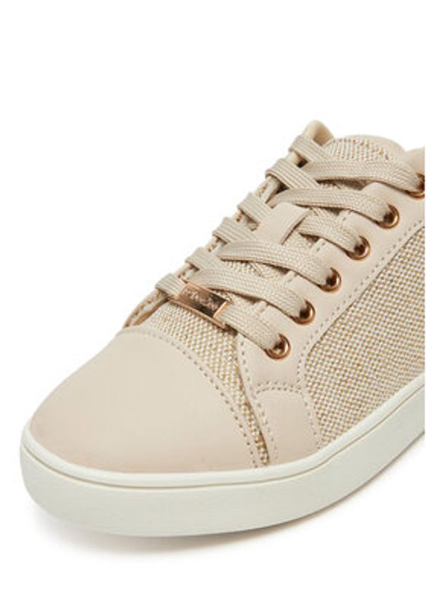 DeeZee Sneakersy AM25242 Beżowy. Kolor: beżowy. Materiał: materiał