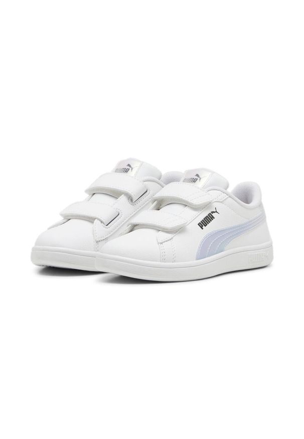 Puma - Dziecięce sneakersy Carina 3.0 Holo 2.0 PUMA. Kolor: biały, wielokolorowy, różowy