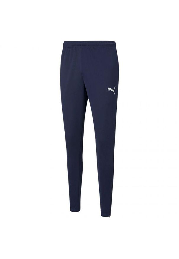 Puma - Męskie Treningowe Spodnie Do Biegania TeamRISE. Kolor: niebieski