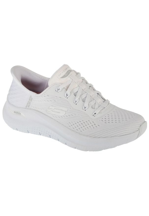 skechers - Buty sportowe damskie, Slip-Ins: Arch Fit 2.0 - Easy Chic. Kolor: biały. Model: Skechers Sport. Sport: turystyka piesza