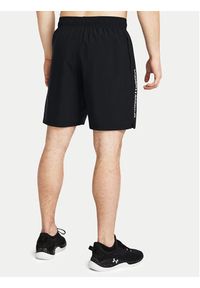 Under Armour Szorty sportowe Ua Woven Wdmk Shorts 1383356-001 Czarny Loose Fit. Kolor: czarny. Materiał: syntetyk. Styl: sportowy