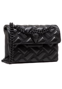 Kurt Geiger Torebka Mini Kensington 7376600109 Czarny. Kolor: czarny. Materiał: skórzane
