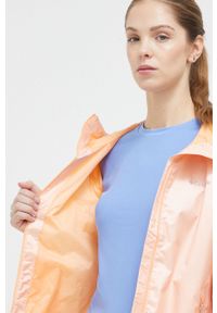 columbia - Columbia kurtka przeciwdeszczowa Ulica Jacket damska kolor pomarańczowy przejściowa 1718001-031. Kolor: pomarańczowy. Styl: street #4