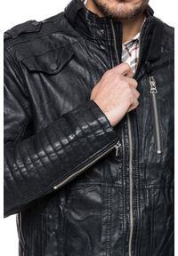 Tom Tailor - KURTKA SKÓRZANA TOM TAILOR LEATHER LOOK BIKER JACKET 3721883.00.12 COL. 2578 SSN 5040 #5
