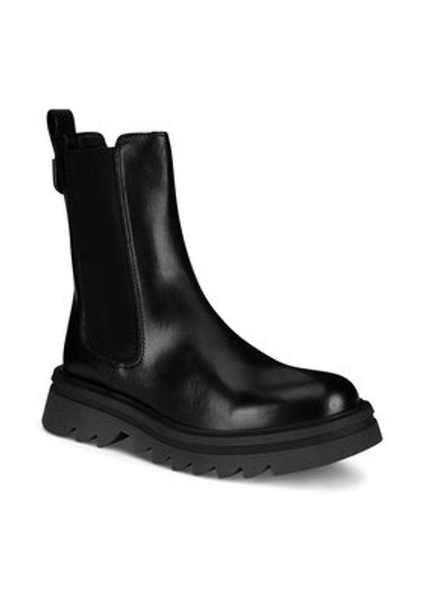 Lasocki Botki RST-ORANGE-02 Czarny. Kolor: czarny. Materiał: skóra