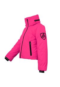 PEAK MOUNTAIN - Kurtka damska zapinana na zamek Peak Mountain. Kolor: różowy. Sezon: zima. Sport: narciarstwo #2
