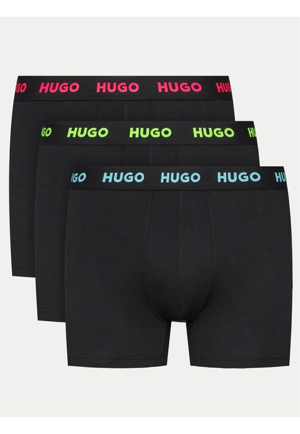Hugo Komplet 3 par bokserek 50503079 Czarny. Kolor: czarny. Materiał: bawełna