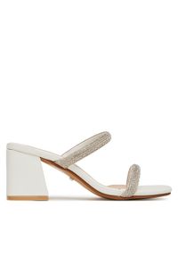 DeeZee Klapki R66-1 Srebrny. Kolor: srebrny. Materiał: syntetyk, materiał #1