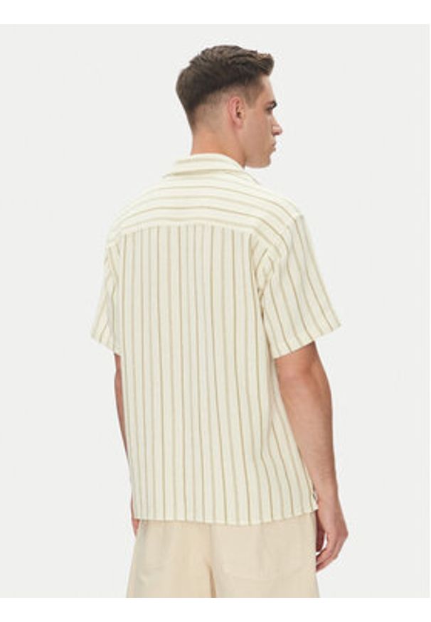 Jack & Jones Koszula Coba 12271060 Beżowy Relaxed Fit. Kolor: beżowy. Materiał: bawełna