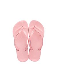 Japonki plażowe damskie Ipanema Anatomic Colors Fem. Okazja: na plażę. Kolor: różowy. Materiał: guma, materiał, syntetyk