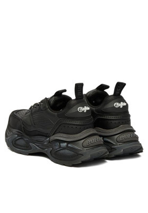 Buffalo Sneakersy Drive 1636536 Czarny. Kolor: czarny. Materiał: skóra