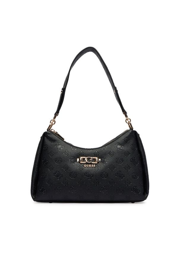 Guess Torebka Anise HWPD99 16180 Czarny. Kolor: czarny. Materiał: skórzane