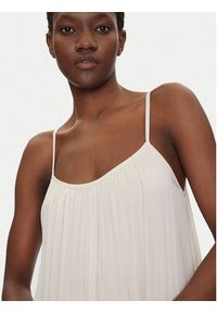 Dixie Sukienka letnia A207W018A Beżowy Regular Fit. Kolor: beżowy. Materiał: jedwab, wiskoza. Sezon: lato #5