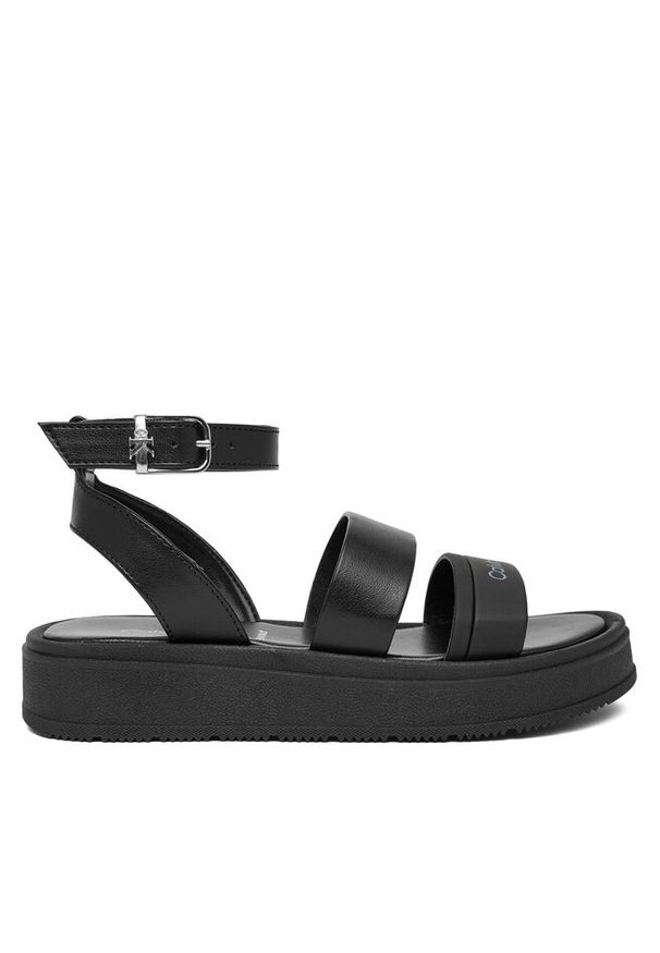 Sandały Calvin Klein. Kolor: czarny